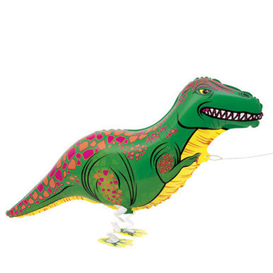 Dinosaur T-rex 35" Walkies Supershape Foil Balloon