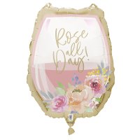 Rose Everyday Glass 19" JR Shape Foil Balloon