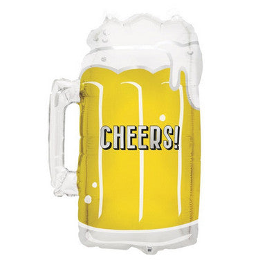 Cheers Beer Jug Supershape Foil Balloon
