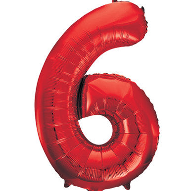Giant Foil Number Balloon - 6