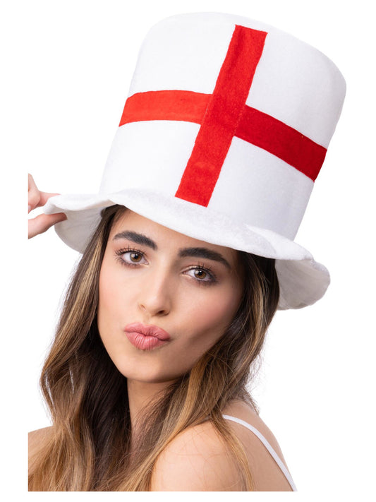 England Flag Top Hat