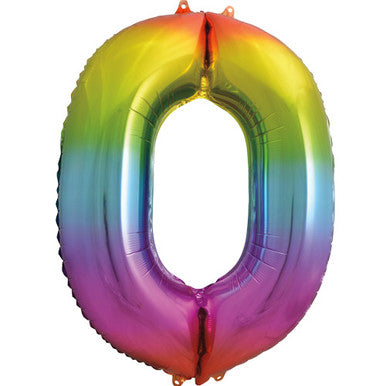 Giant Foil Number Balloon - 0