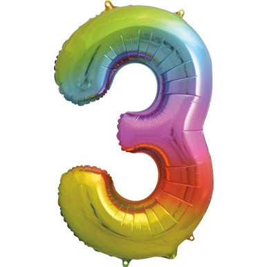 Giant Foil Number Balloon - 3