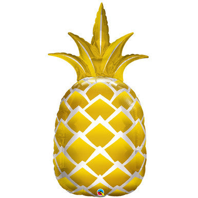 Gold Pineapple Supershape Foil Balloon