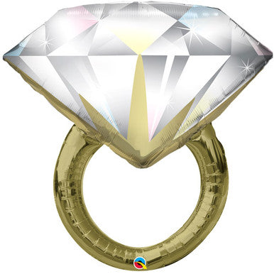 Diamond Ring Supershape Foil Balloon