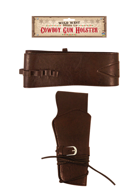 Brown Leather Look Gun Holster