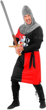 Medieval Warrior Red Costume
