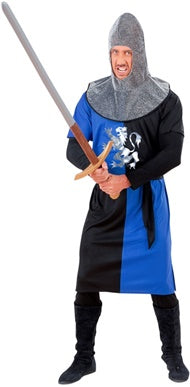 Medieval Warrior Blue Costume