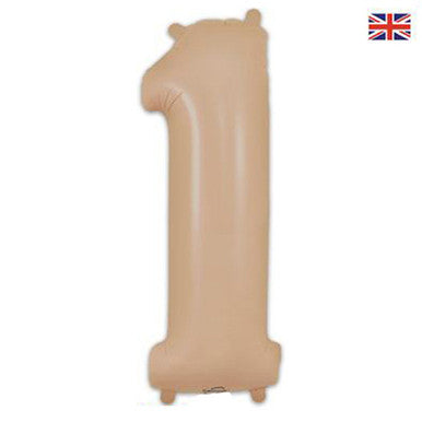 Giant Foil Number Balloon Matt Nude