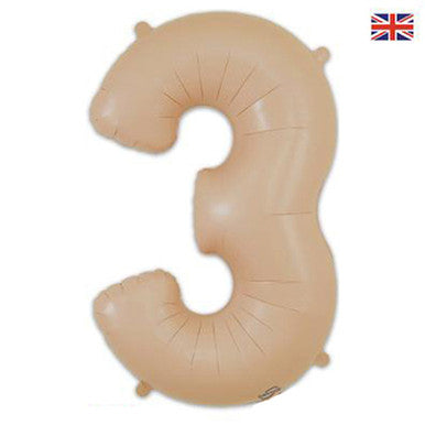 Giant Foil Number Balloon Matt Nude