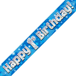 Happy 1st Birthday Banner