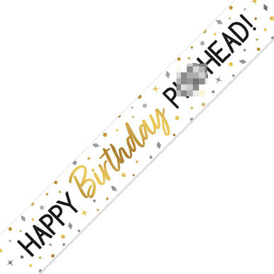 Happy Banner P***head Banner