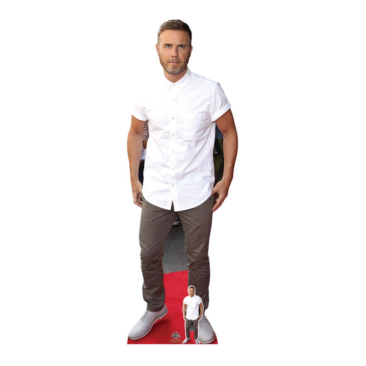 Gary Barlow Gold Cardboard Cut Out 175cm