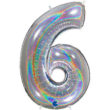 Giant Foil Number Balloon - 6