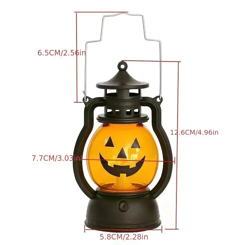 Mini Light Up Pumpkin Lantern