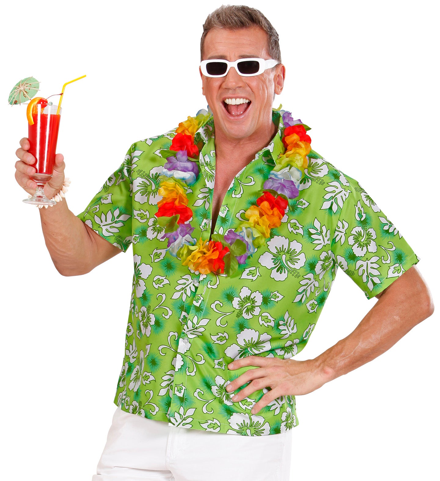Deluxe Hawaiian Flower Shirt