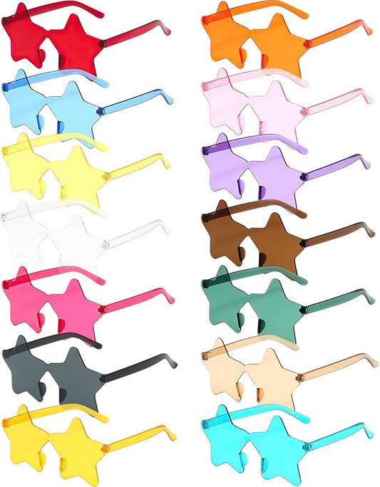 Star Glasses Coloured