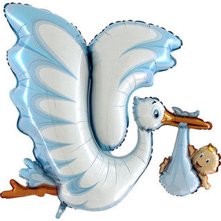 Baby Girl/ Boy Stalk Supershape Foil Balloon