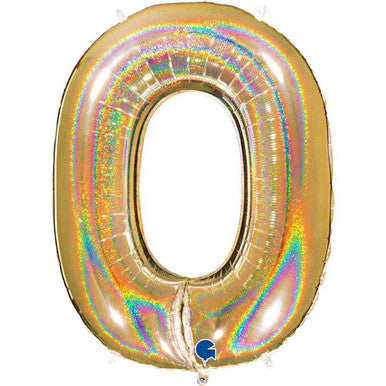 Giant Foil Number Balloon - 0