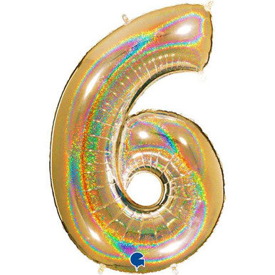 Giant Foil Number Balloon - 6