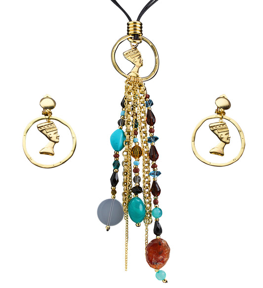 Egyptian Nefertiti Jewellery Set Deluxe