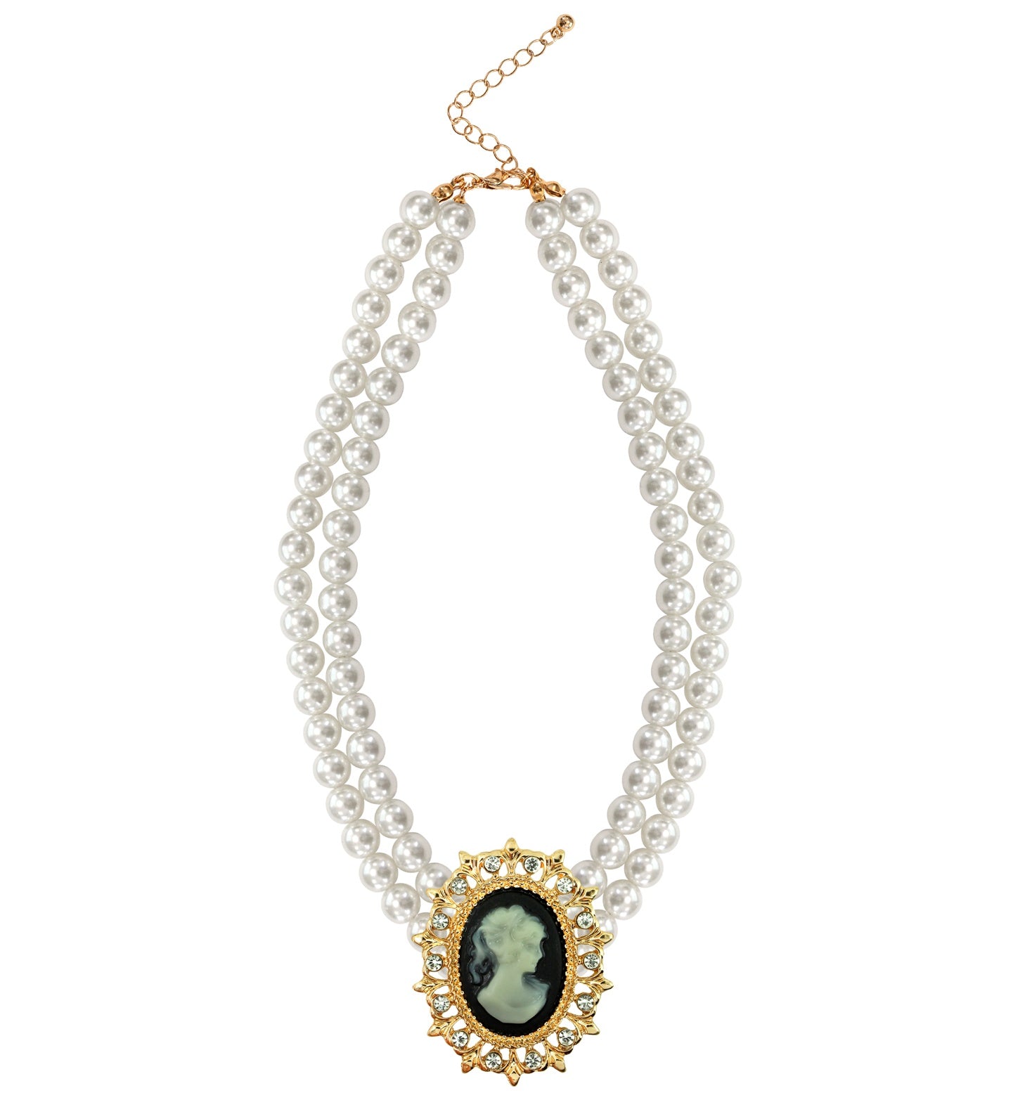 Victorian Cameo Necklace Deluxe