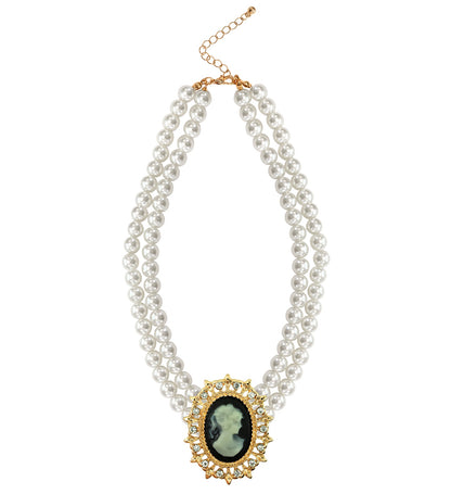 Victorian Cameo Necklace Deluxe