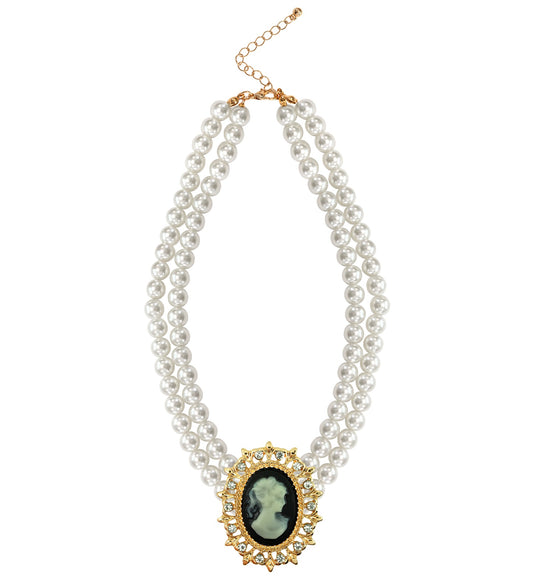 Victorian Cameo Necklace Deluxe