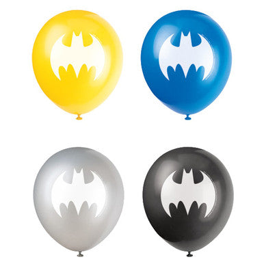 Batman Latex Balloons 8 Pack