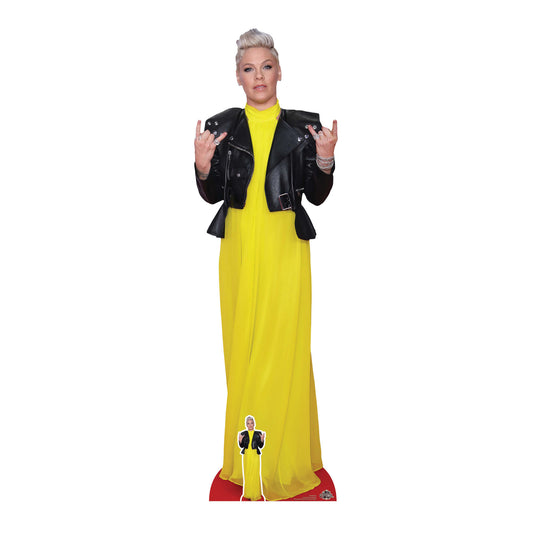 Pink Cardboard Cutout 170cm