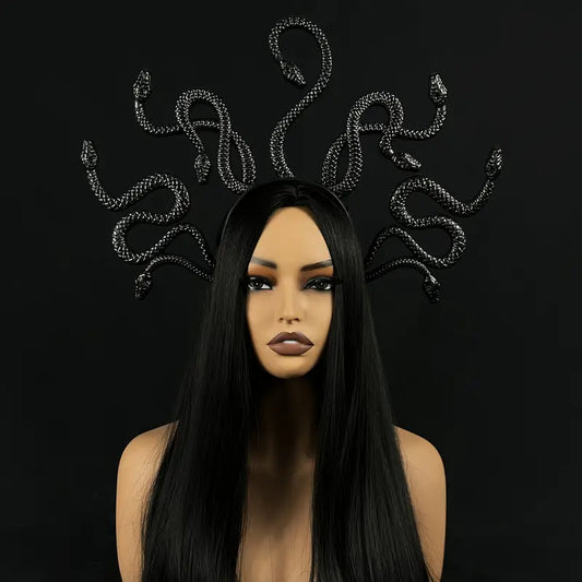 Medusa Headdress Black/Bronze