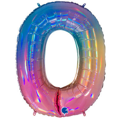 Giant Foil Number Balloon - 0