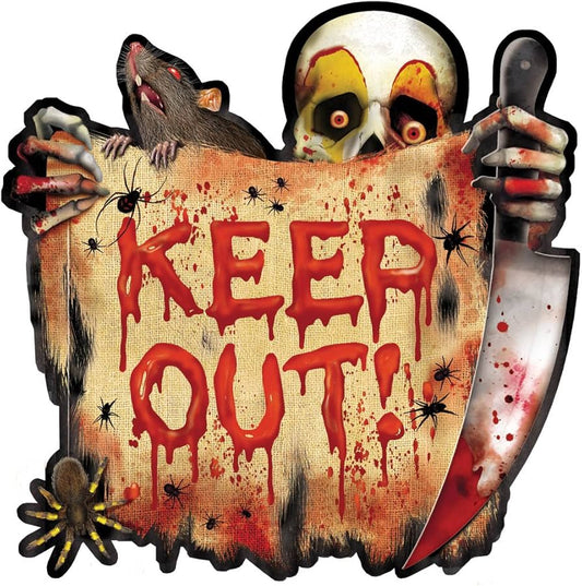 Keep Out Cutout Decoration