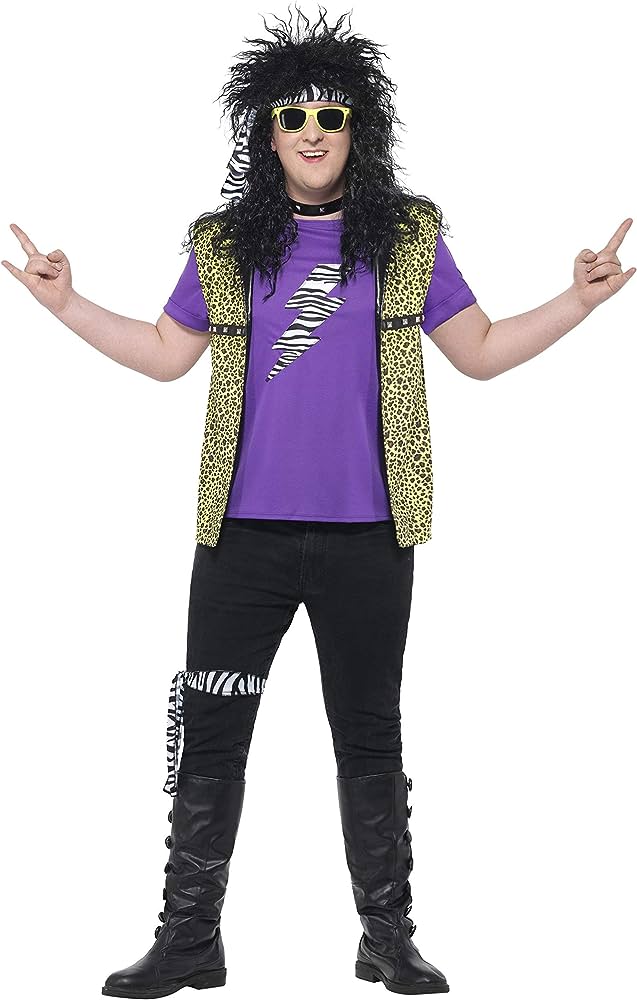 80's Rocker Man Curve Costume