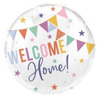 Welcome Home Bunting 18" Foil Balloon