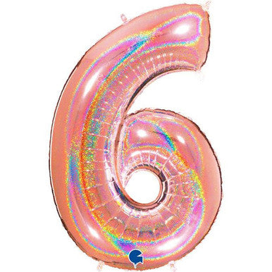 Giant Foil Number Balloon - 6