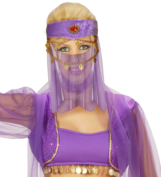 Belly Dancer Headpiece and Veil