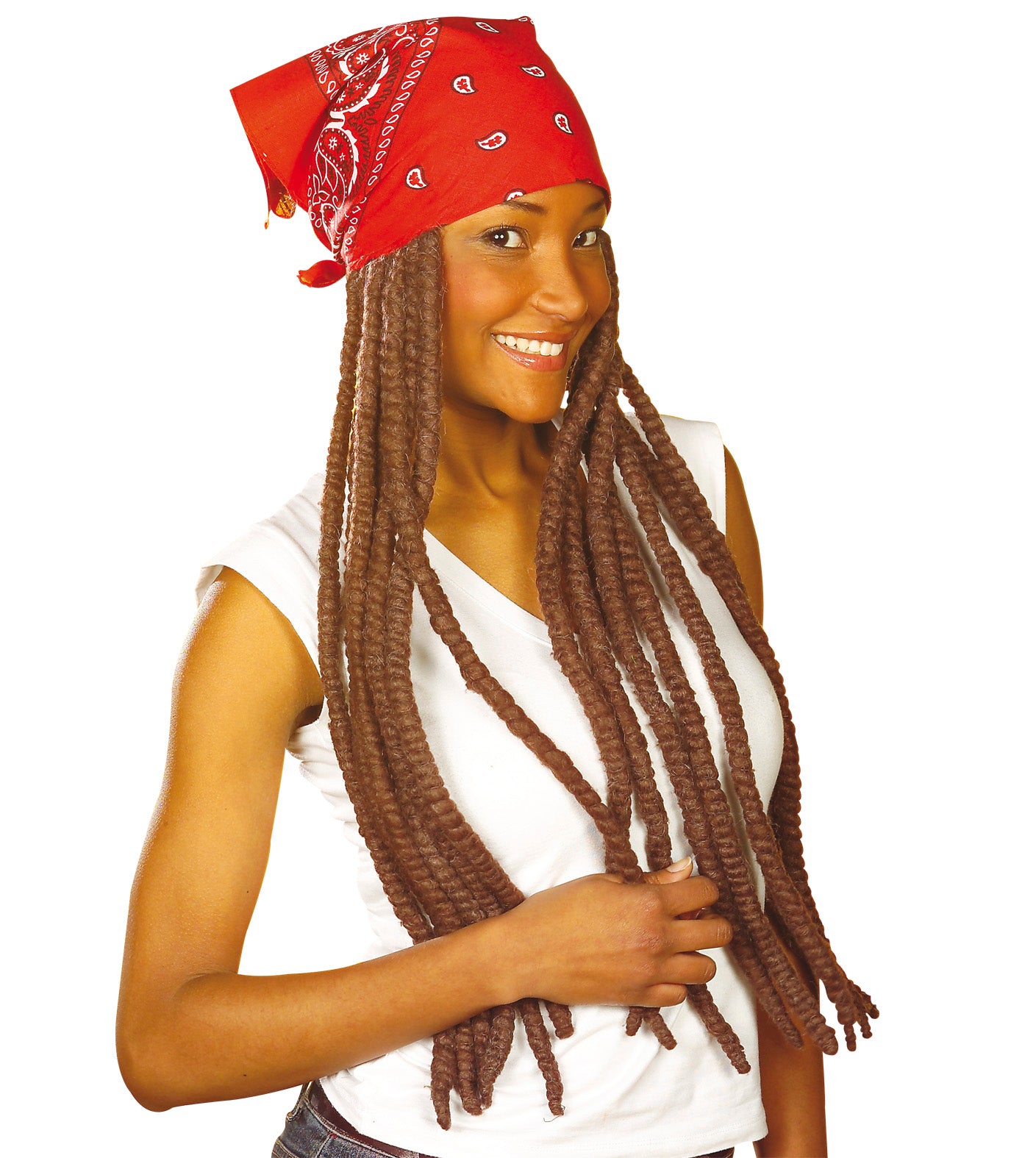 Bandana with Attached Dreadlocks
