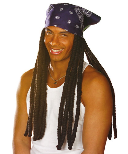 Bandana with Attached Dreadlocks
