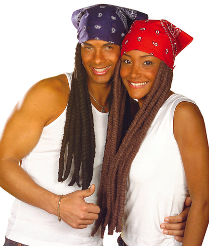 Bandana with Attached Dreadlocks