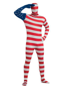 USA Flag Second Skin Costume