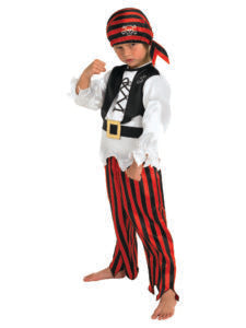 Striped Pirate Child Costume