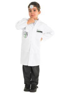 White Doctor Child Costume