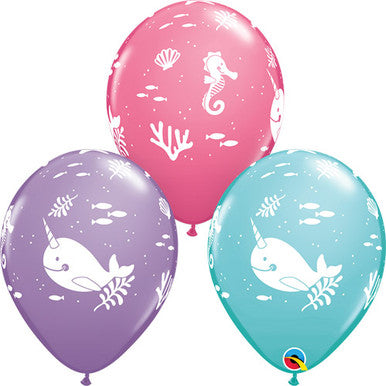 Fun Under the Sea Latex Balloons - 25 Pack (Available in Singles)