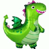 Green Dragon Supershape Foil Balloon