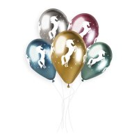 Shiny Unicorn Latex Balloons - 25 Pack (also available in singles)