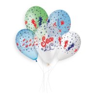 Under the Sea Latex Balloons - 50 Pack (Available in Singles)