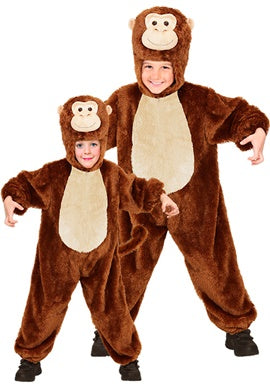 Plush Monkey Child Costume