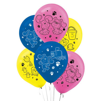 Blue's Clues Latex Balloons 6 Pack