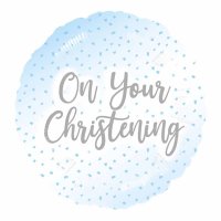 On Your Christening Girl/ Boy Dots 18" Foil Balloon
